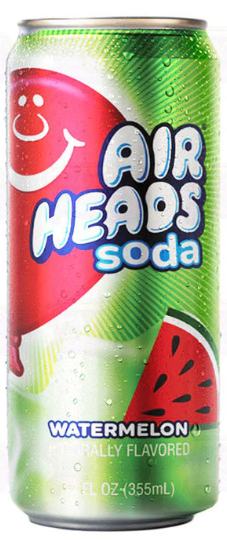 Airhead Watermelon Soda 12oz Can 12ct